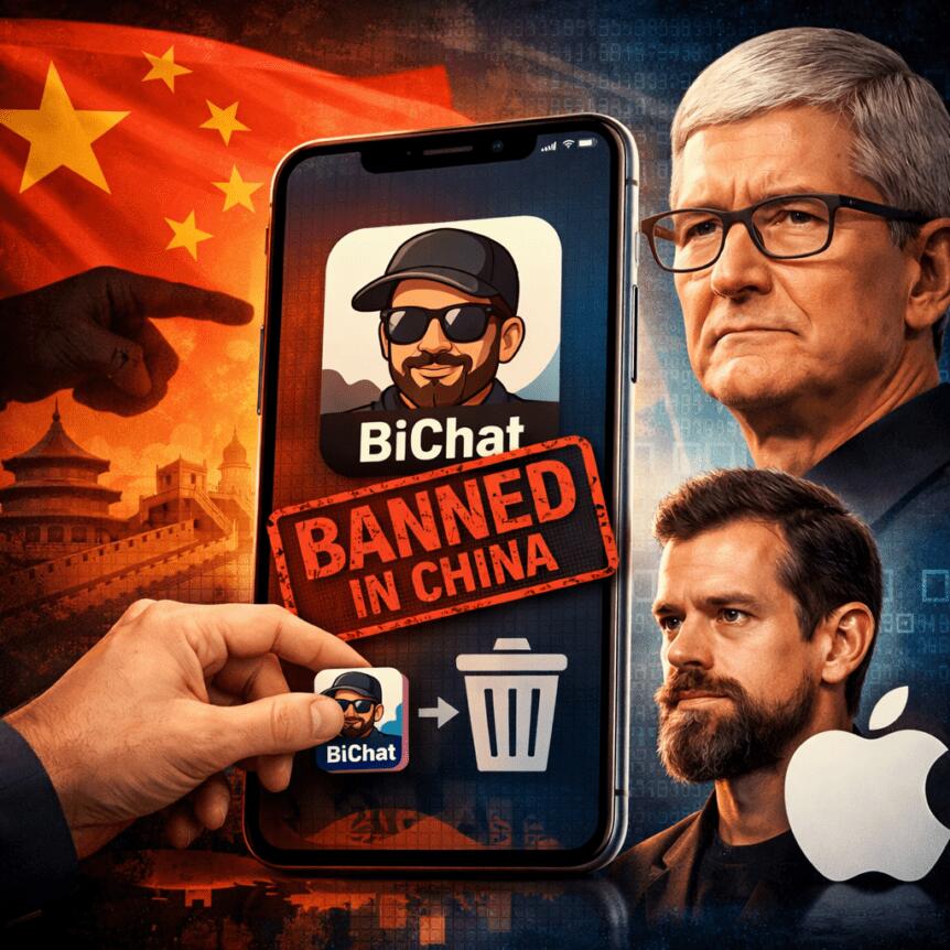 Beijing’s Request Leads Apple to Remove Dorsey’s Bitchat in China