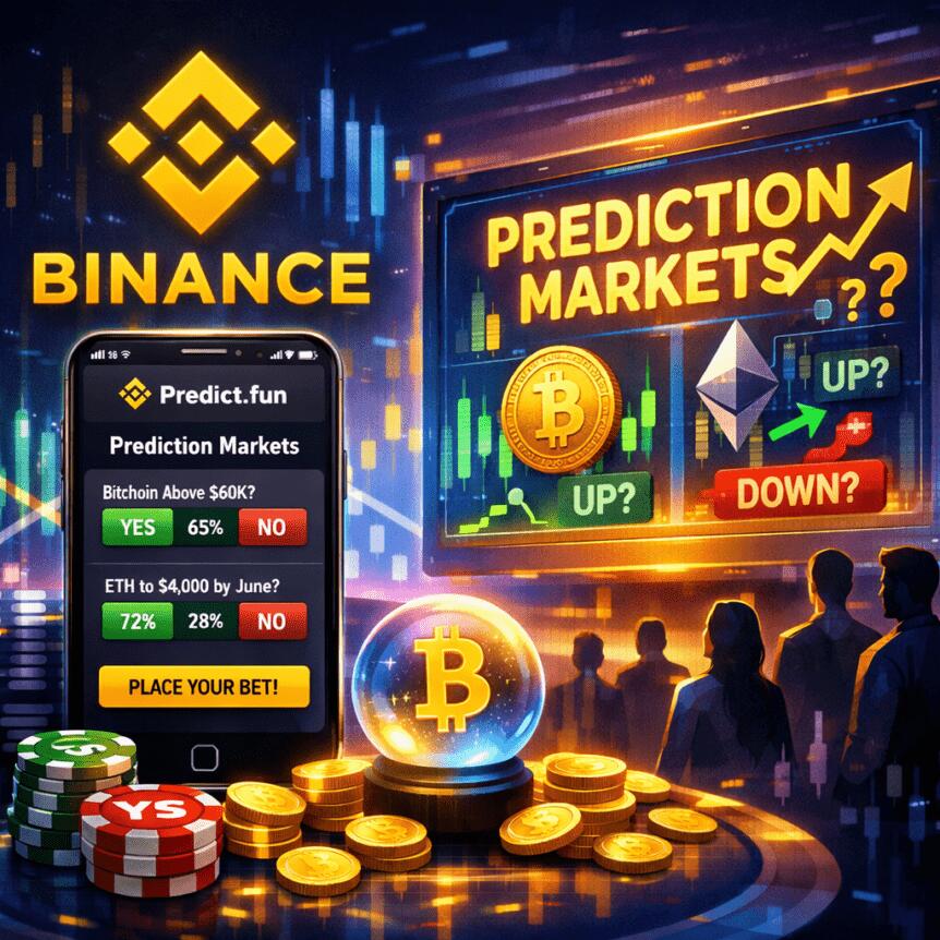 Binance Integrates Prediction Markets Into App via Predict.fun