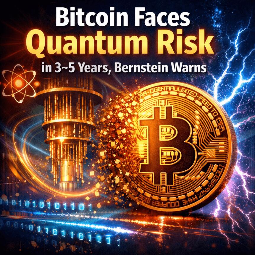 Bitcoin Faces Quantum Risk In 3–5 Years, Bernstein Warns