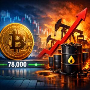 Bitcoin Flat At $78k As Oil Rally Threatens Risk-Asset Squeeze