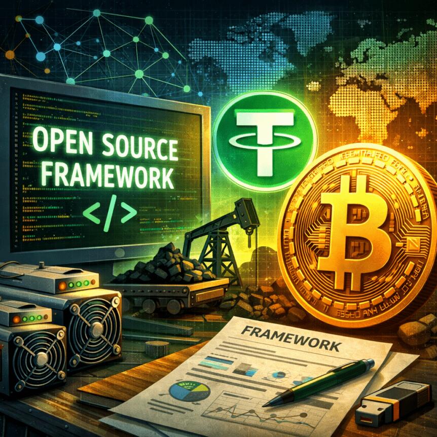 Bitcoin Mining Goes Open-Source As Tether Publishes Framework