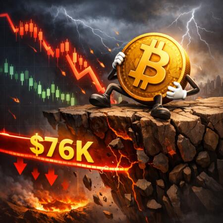 Bitcoin At Risk Of Fresh Lows Until $76k Holds As Support
