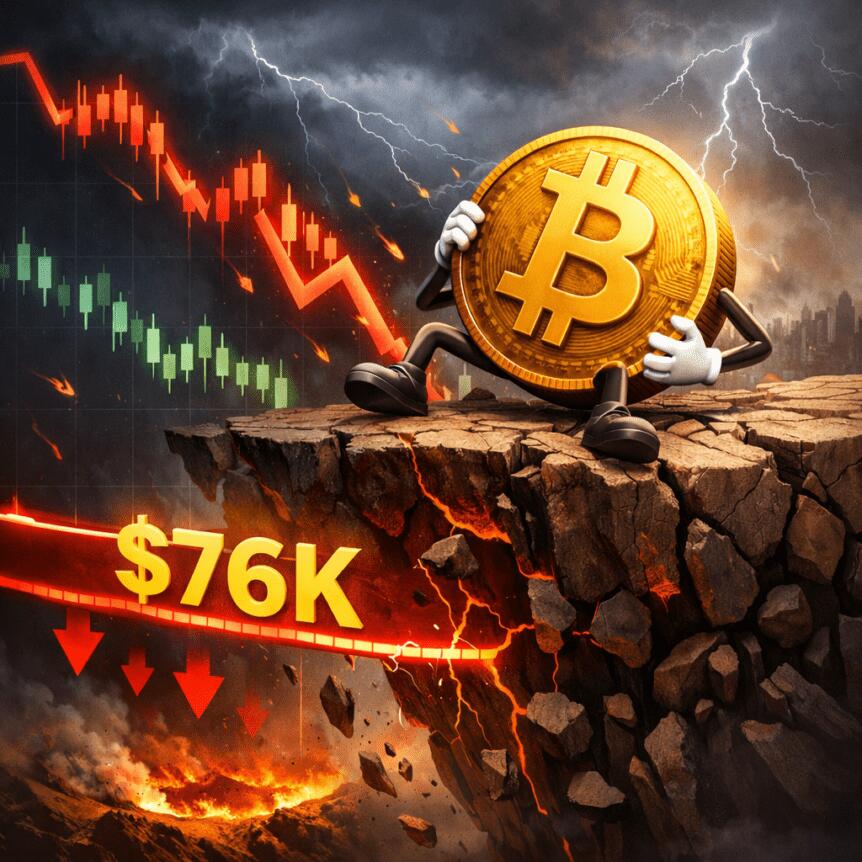 Bitcoin At Risk Of Fresh Lows Until $76k Holds As Support