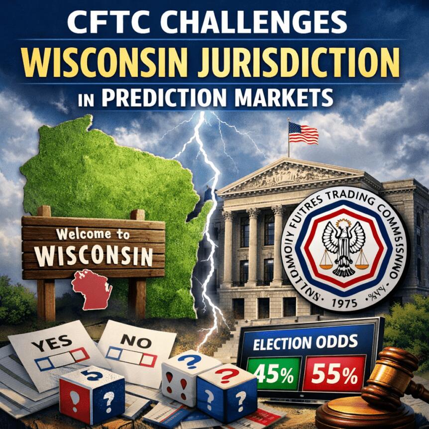 Cftc Challenges Wisconsin Jurisdiction In Prediction Markets