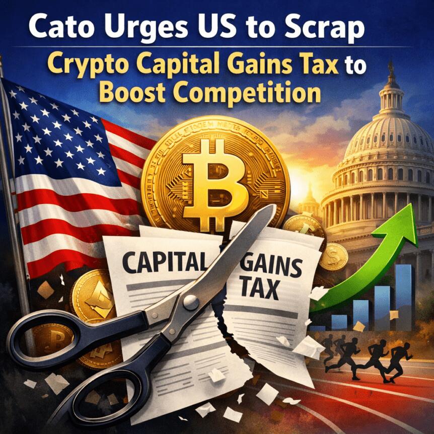 Cato urges US to scrap crypto capital gains tax to boost competition