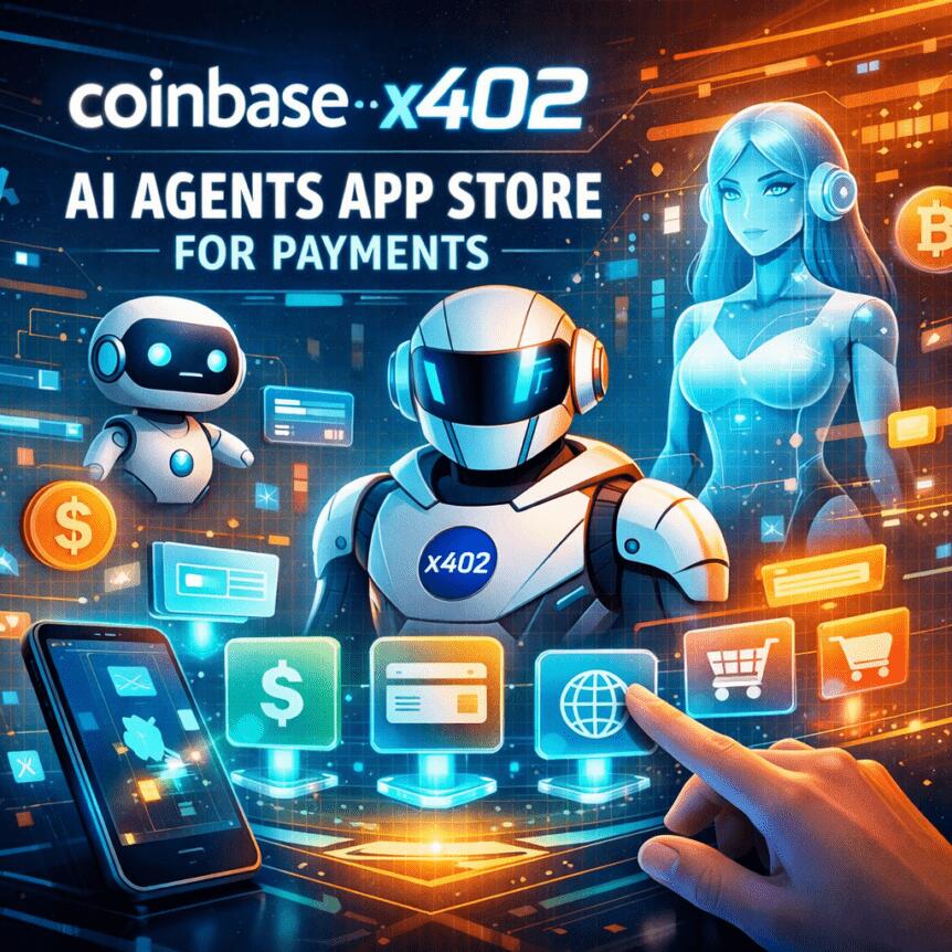 Coinbase’s x402 launches AI agents app store for payments