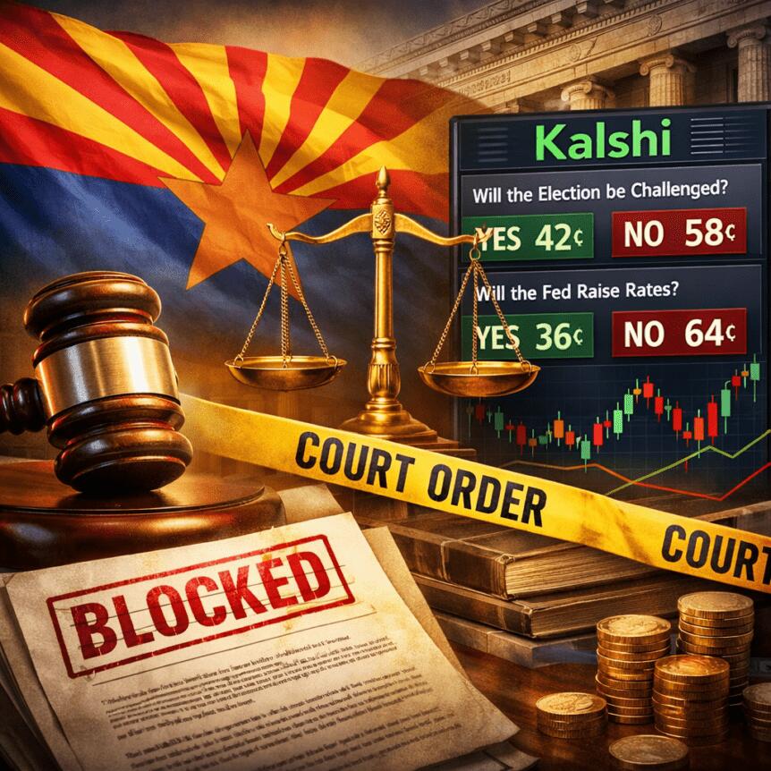 Court blocks Arizona’s bid to regulate Kalshi’s event contracts Court Blocks Arizona's Bid To Regulate Kalshi's Event Contracts