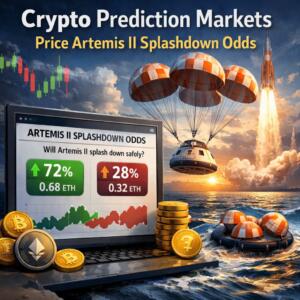 Crypto prediction markets price Artemis II splashdown odds Crypto Prediction Markets Price Artemis Ii Splashdown Odds