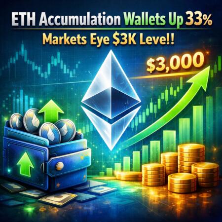 Eth Accumulation Wallets Up 33%, Markets Eye $3k Level
