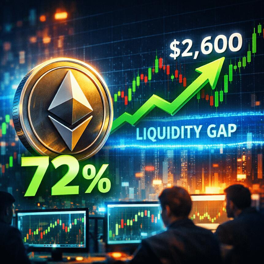 Eth Taker Volume Up 72% As Traders Target $2.6k Liquidity Gap