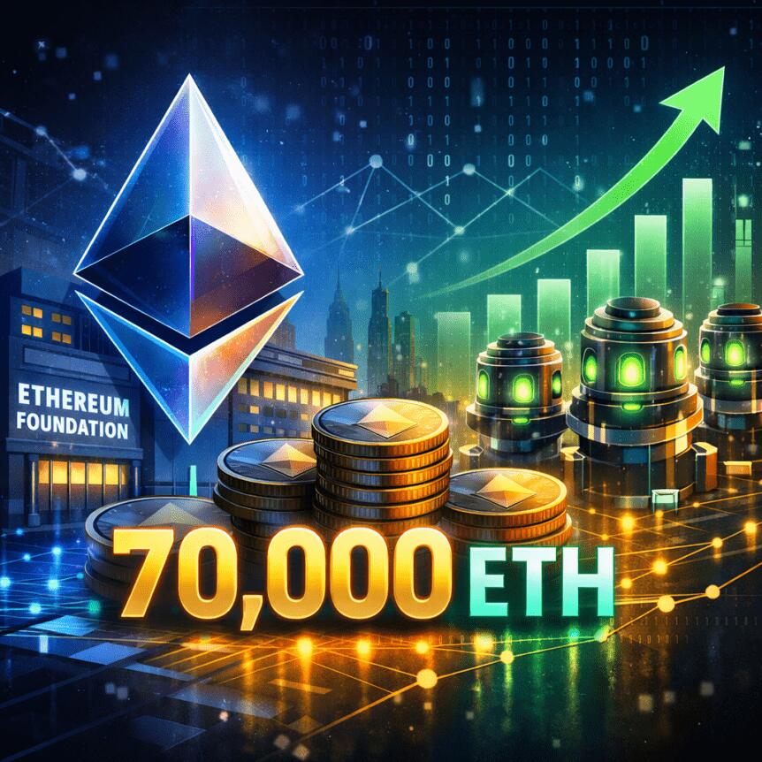 Ethereum Foundation Nears 70k ETH Staked, Validator Growth