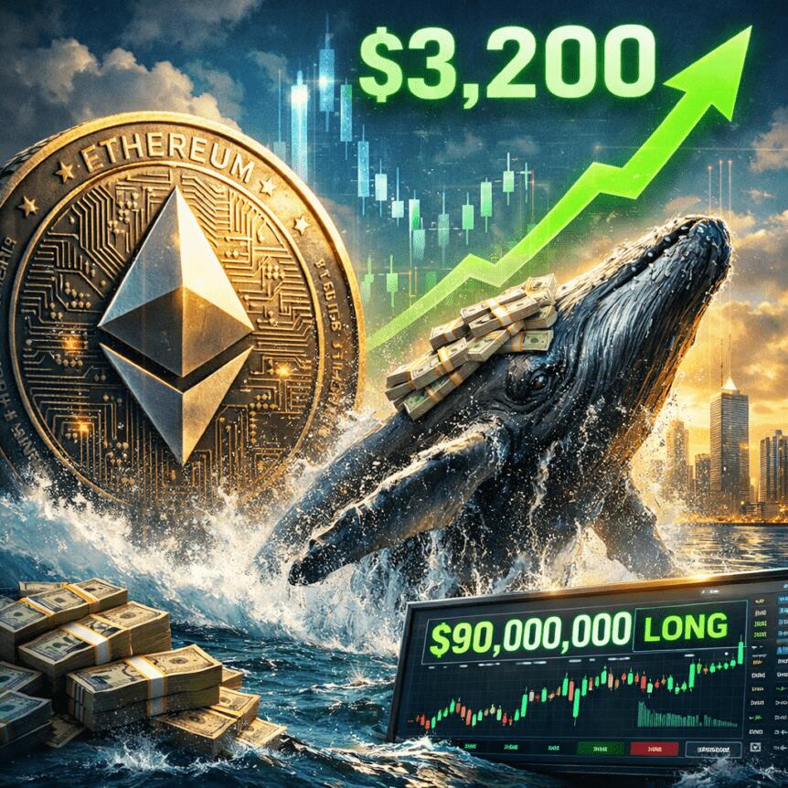 Ethereum Whale Places $90m Long Bets As Eth Targets $3,200