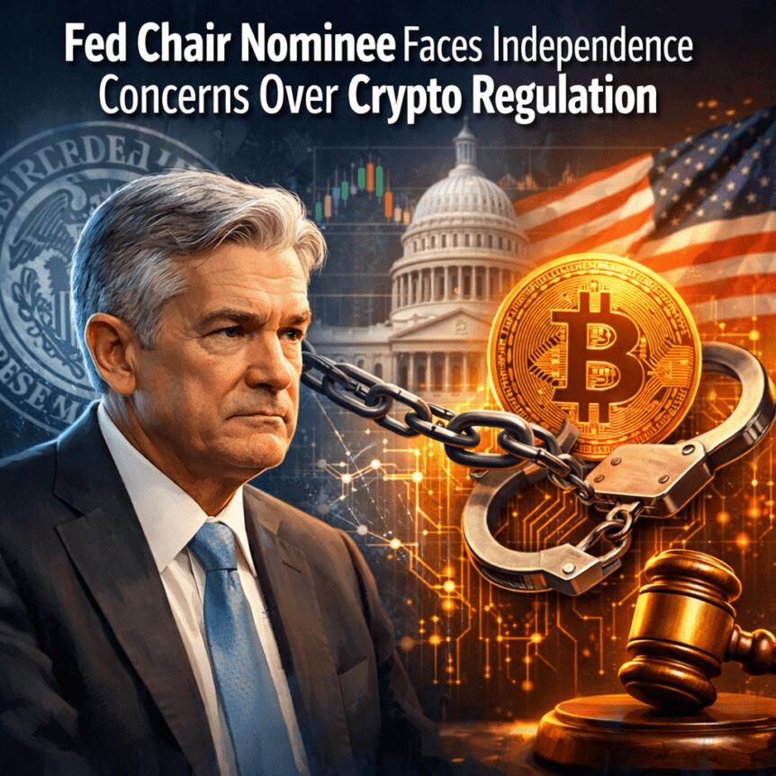 Fed Chair Nominee Faces Independence Concerns Over Crypto Regulation