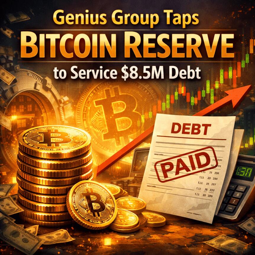 Genius Group Taps Bitcoin Reserve To Service $8.5m Debt