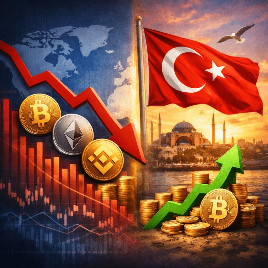 Global crypto adoption slides on headwinds; Turkey bucks downtrend