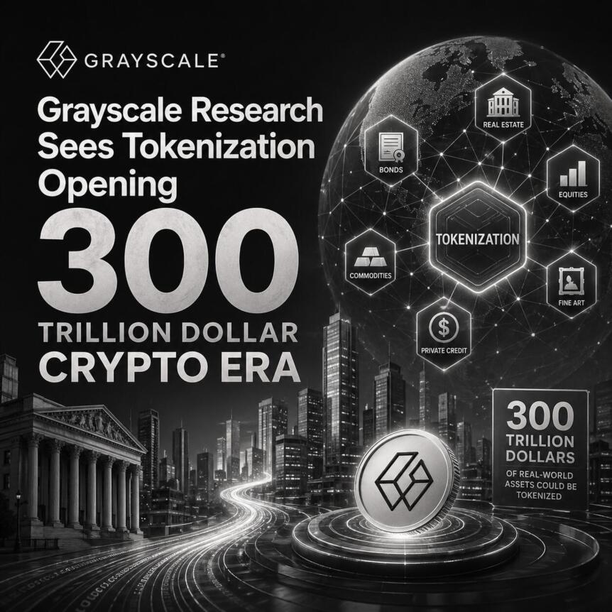 Grayscale Research Sees Tokenization Opening 300 Trillion Dollar Crypto Era