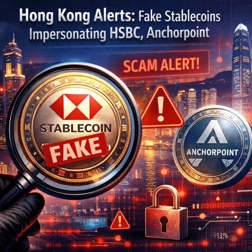 Hong Kong Alerts: Fake Stablecoins Impersonating Hsbc, Anchorpoint