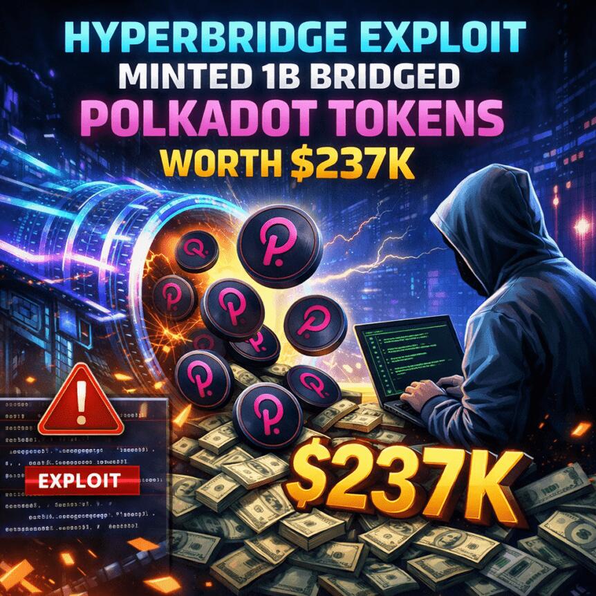 Hyperbridge Exploit Minted 1B Bridged Polkadot Tokens Worth $237K