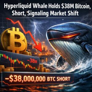 Hyperliquid Whale Holds $38m Bitcoin Short, Signaling Market Shift