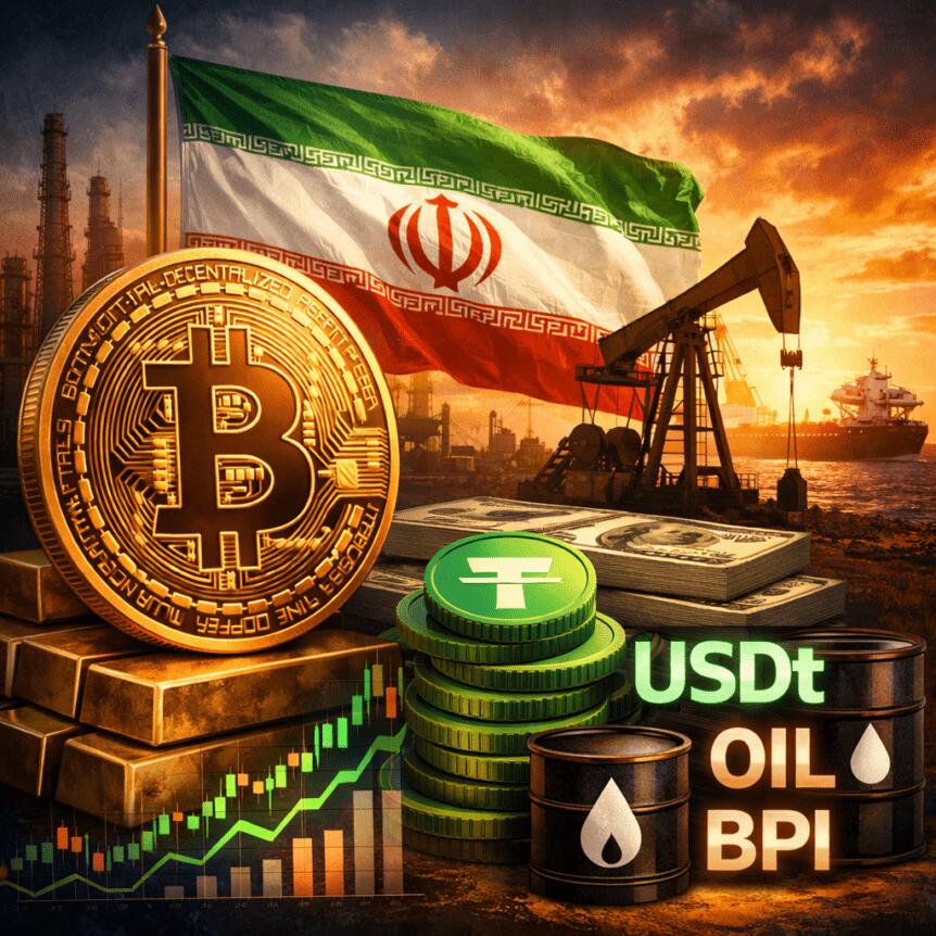 Iran Sees Bitcoin As Strategic Asset; Usdt Dominates Oil Tolls, Bpi