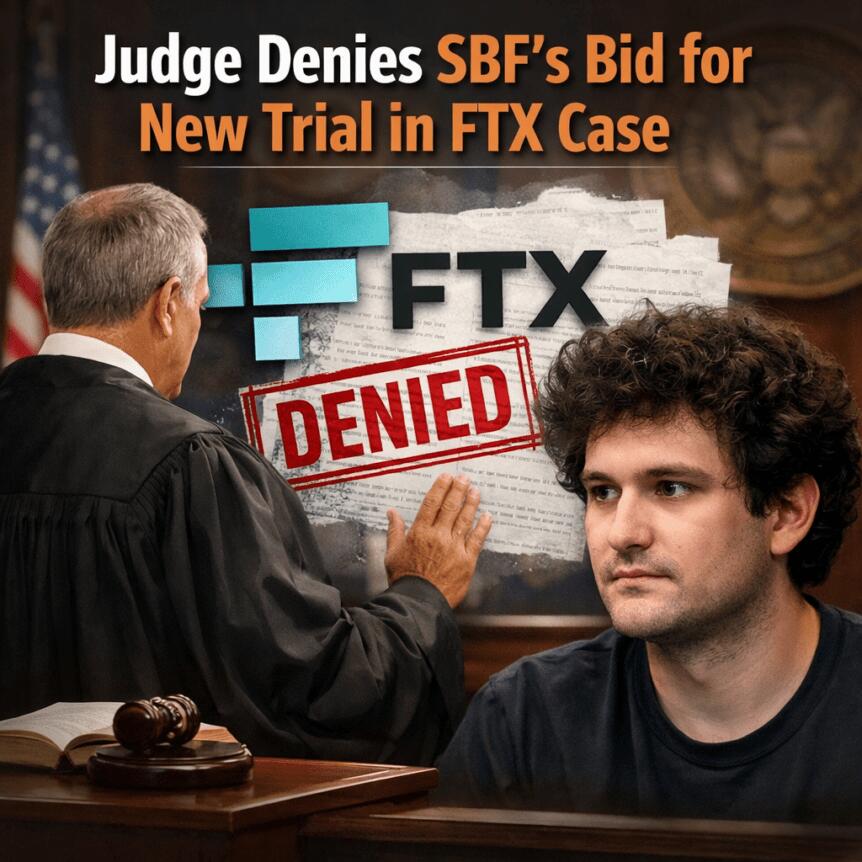 Judge Denies SBF’s Bid for New Trial in FTX Case