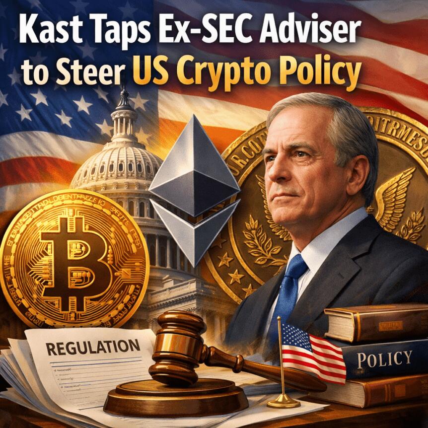 Kast Taps Ex-Sec Adviser To Steer Us Crypto Policy