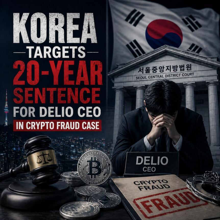 Korea Targets 20-Year Sentence For Delio Ceo In Crypto Fraud Case