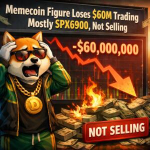 Memecoin Figure Loses $60m Trading Mostly Spx6900, Not Selling