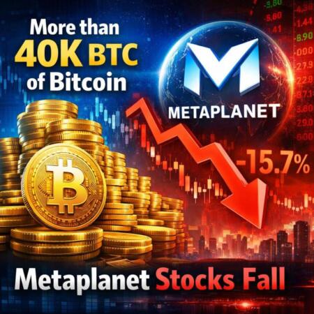 Metaplanet More Than 40k Btc Of Bitcoin – Metaplanet Stocks Fall