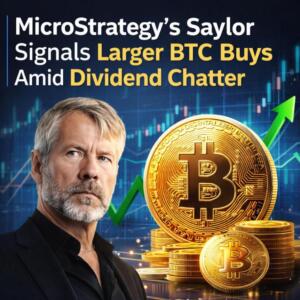 Microstrategy's Saylor Signals Larger Btc Buys Amid Dividend Chatter