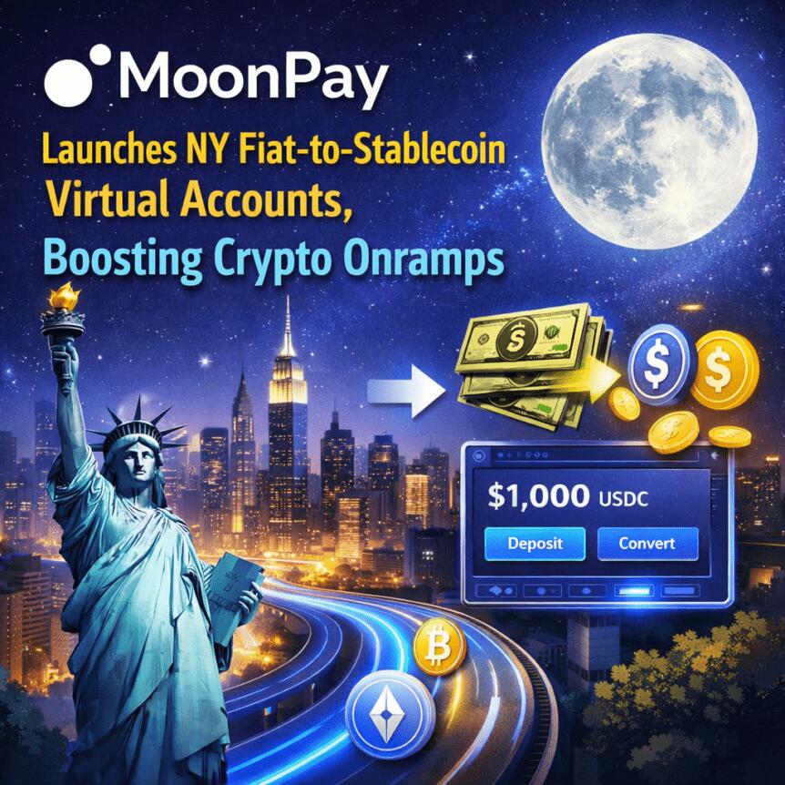 Moonpay Launches Ny Fiat-To-Stablecoin Virtual Accounts, Boosting Crypto Onramps