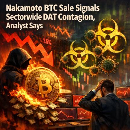 Nakamoto Btc Sale Signals Sectorwide Dat Contagion, Analyst Says