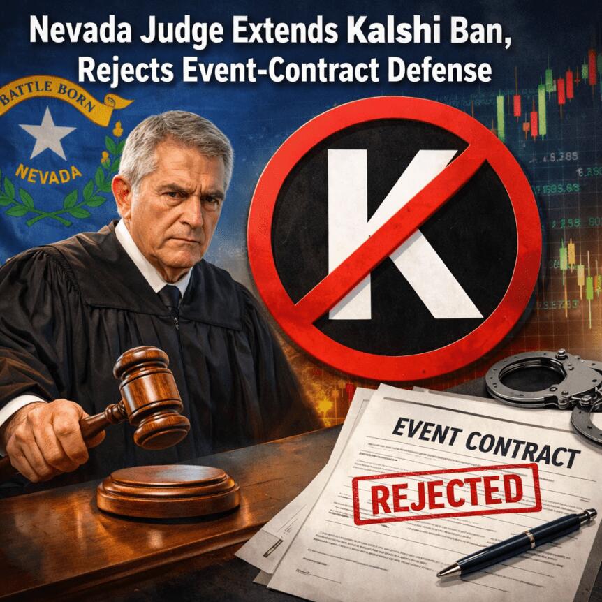 Nevada judge extends Kalshi ban, rejects event-contract defense Nevada Judge Extends Kalshi Ban, Rejects Event-Contract Defense