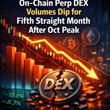 On-Chain Perp Dex Volumes Dip For Fifth Straight Month After Oct Peak