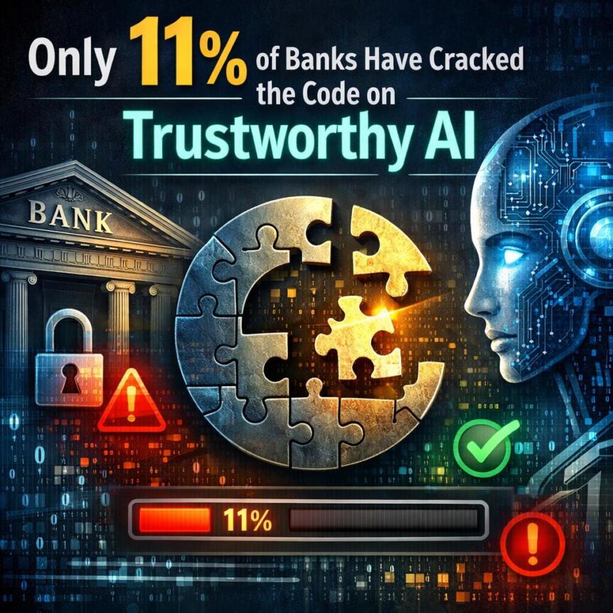 Only 11% of banks have cracked the code on trustworthy AI
