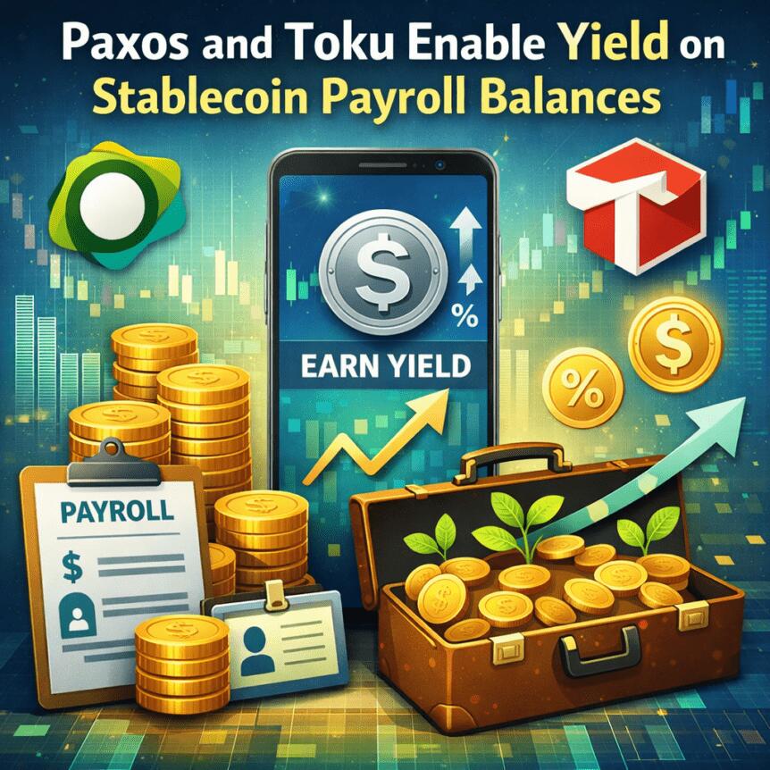 Paxos And Toku Enable Yield On Stablecoin Payroll Balances