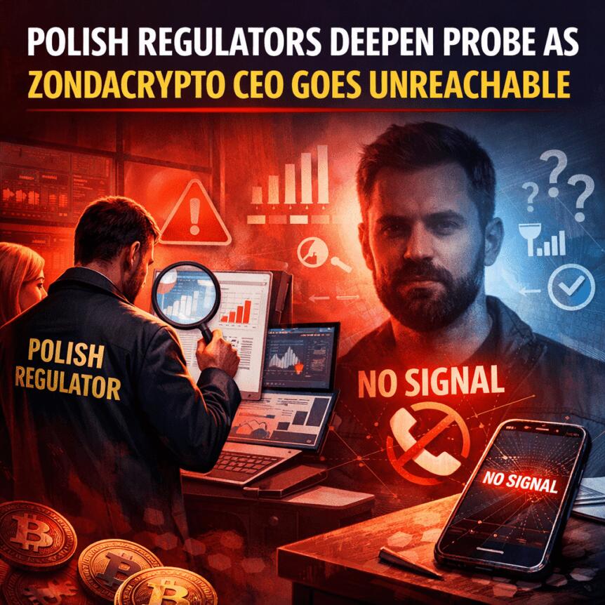 Polish Regulators Deepen Probe as Zondacrypto CEO Goes Unreachable