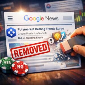 Polymarket Bets Briefly Appear on Google News Before Being Removed Polymarket Bets Briefly Appear On Google News Before Being Removed