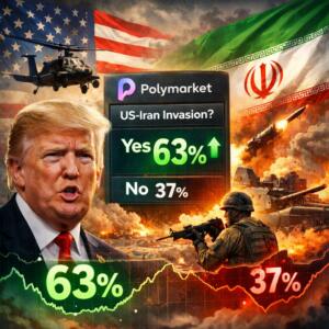 Polymarket Puts Us-Iran Invasion Odds At 63% After Trump Post
