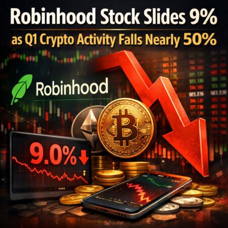 Robinhood Stock Slides 9% As Q1 Crypto Activity Falls Nearly 50%