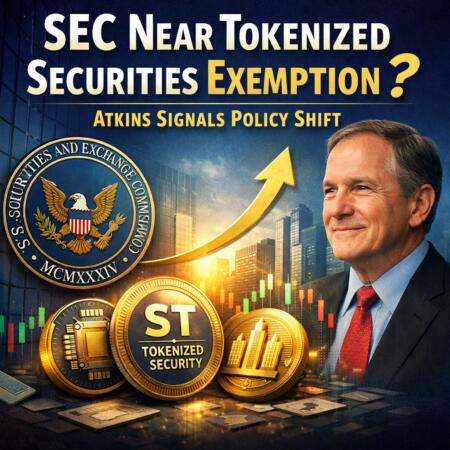 Sec Near Tokenized Securities Exemption: Atkins Signals Policy Shift