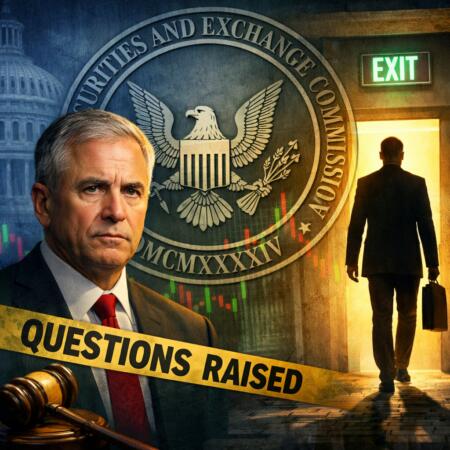 Sec Taps Enforcement Chief As Predecessor's Exit Raises Questions