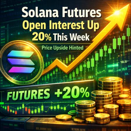 Solana Futures Open Interest Up 20% This Week; Price Upside Hinted
