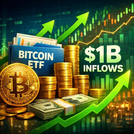 Spot Bitcoin Etfs Near $1b Weekly Inflows As Risk Appetite Improves