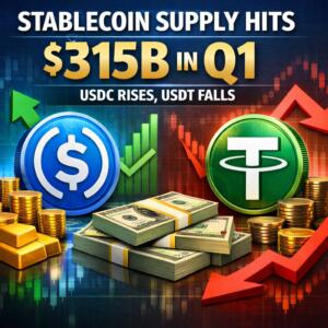 Stablecoin Supply Hits $315b In Q1 As Usdc Rises, Usdt Falls
