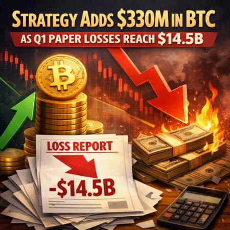 Strategy Adds $330M in BTC as Q1 Paper Losses Reach $14.5B Strategy Adds $330m In Btc As Q1 Paper Losses Reach $14.5b