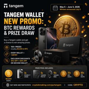 Tangem Wallet Launches New Promo With Btc Rewards And Prize Draw