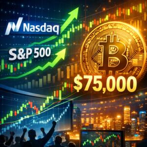 Tech Rally Buoys Nasdaq, S&p 500 As Bitcoin Hits $75k