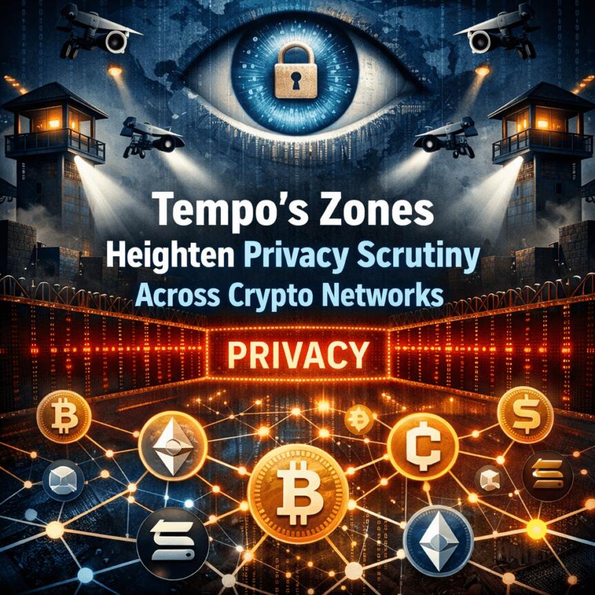 Tempo’s Zones Heighten Privacy Scrutiny Across Crypto Networks