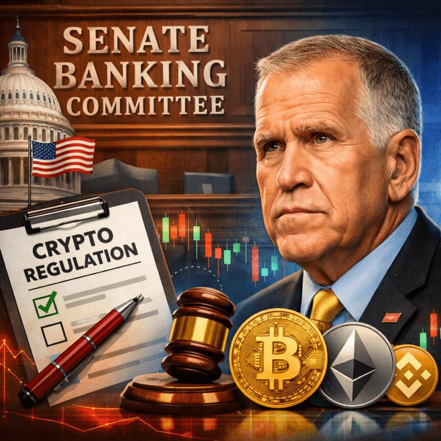Tillis To Push Senate Banking Markup On Crypto Regulation